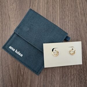 Ana Luisa Gold Huggie Hoop Earrings